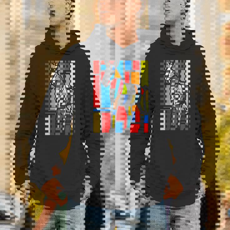 ロバ カラフル 動物 グラフィック アートワーク ロバ パーカー