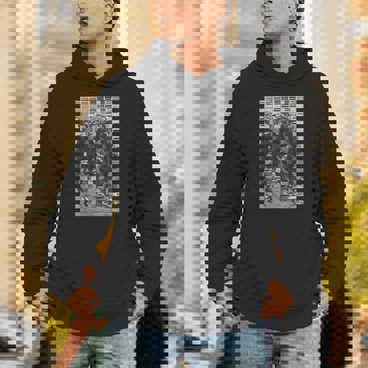 ローラースケートモンキーチンパンジーヴィンテージチンパンジーファニーモンキー パーカー