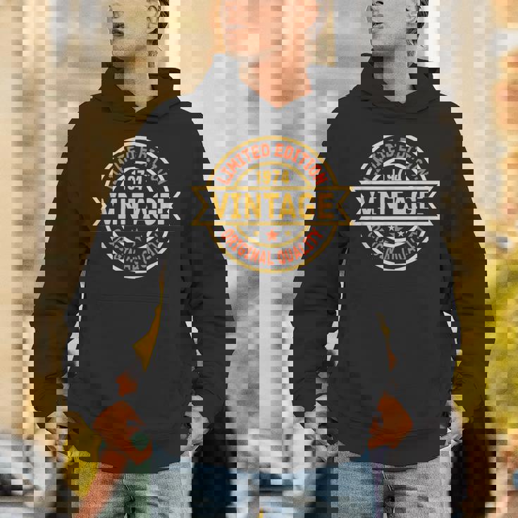 ヴィンテージ 1974 メンズ 限定版 Bday 1974 誕生日 パーカー