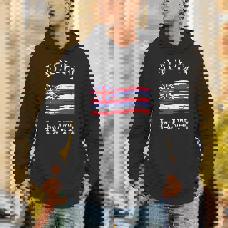 ヴィンテージ アロハ州 ハワイ国旗 ハワイアン 旗 メンズ レディース パーカー