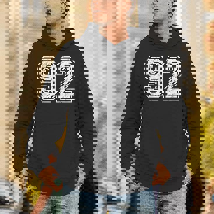 ヴィンテージ スポーツ 数字 92 九十二 パーカー