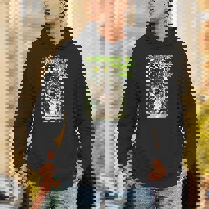 世界に挑んだヴィンテージクラシックホラーモンスター 長袖tシャツ パーカー