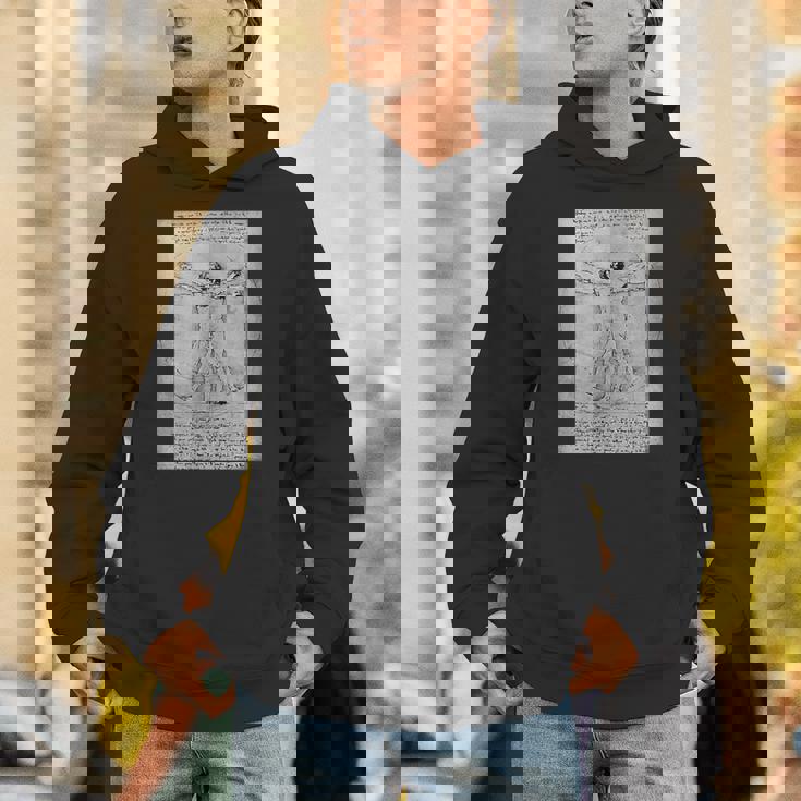 人物レオナルドダヴィンチのプロポーション パーカー