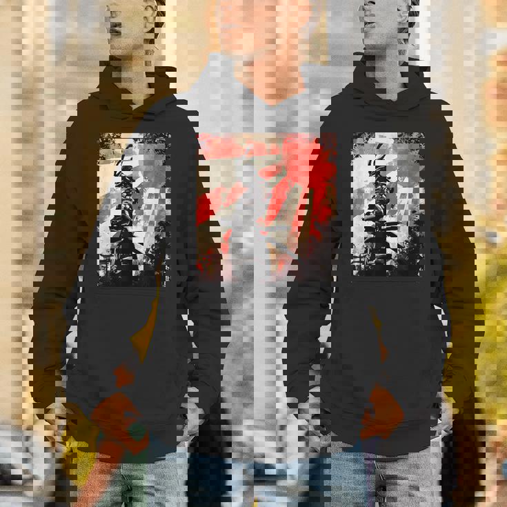 侍 日本のレトロアート 武士道 ヴィンテージ戦士 パーカー