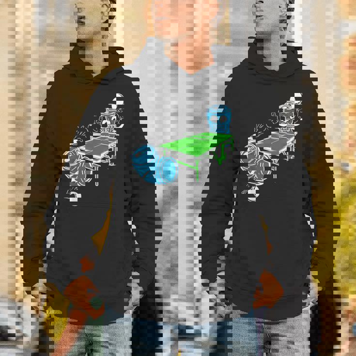 卓球 おもしろビール ピンポン パーカー