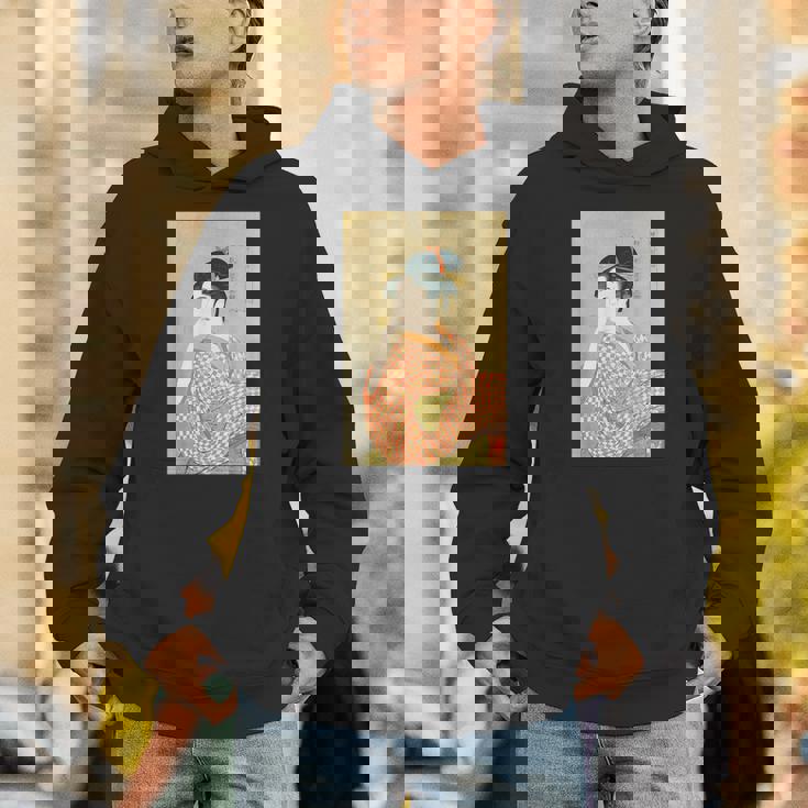 喜多川歌麿「婦女人相十品 ポペンを吹く娘」 パーカー