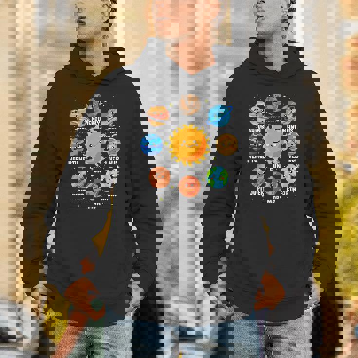 太陽系 9つの惑星 かわいい惑星 恋人 宇宙 天文学 パーカー