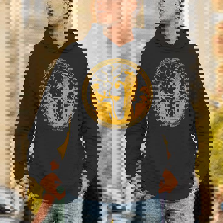 女神アテナと英雄ヘラクレス古代ギリシャ美術神話 パーカー