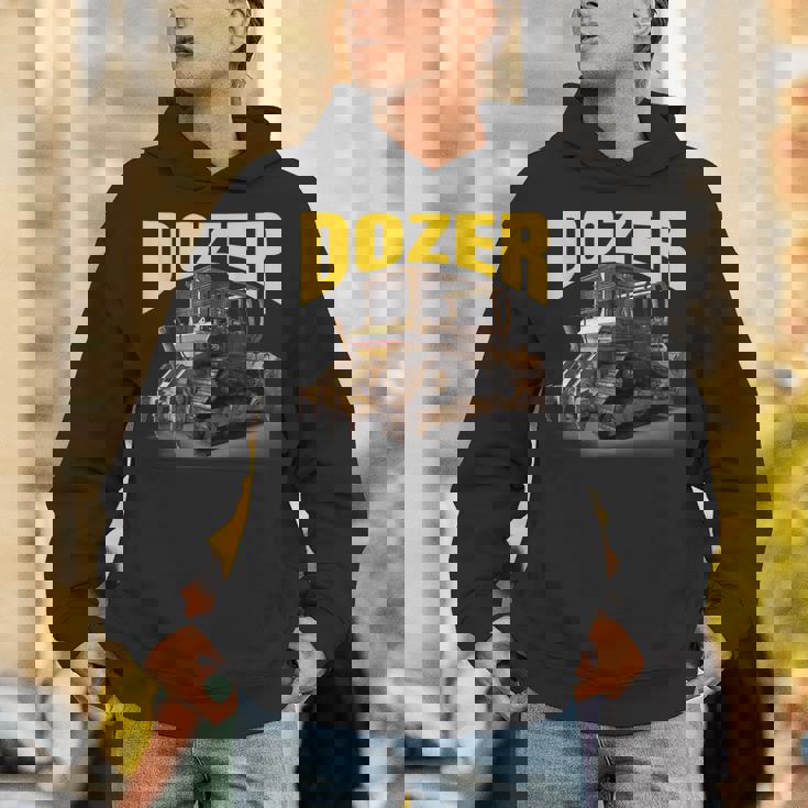 完璧な重機ブルドーザーtシャツ パーカー