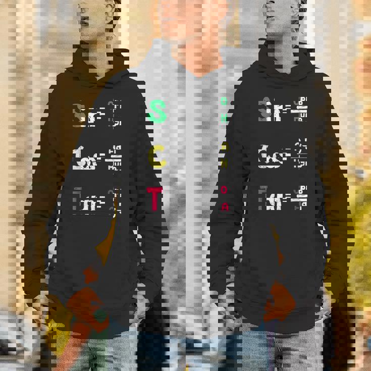 数学教師 三角法oh Cah Toa ジオメトリパロディ パーカー