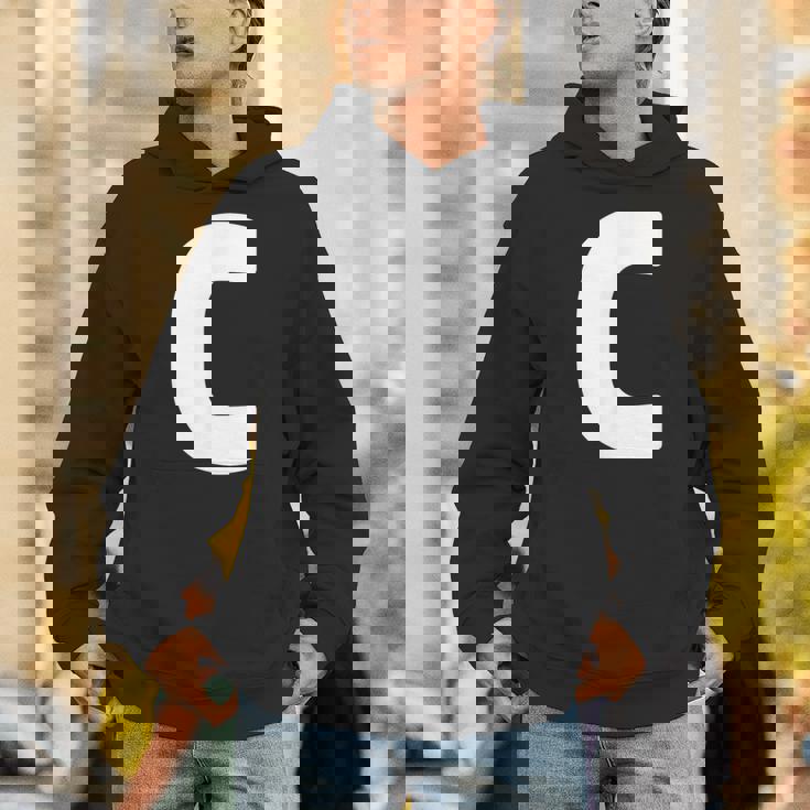 文字c 大文字 アルファベット モノグラム イニシャル パーカー