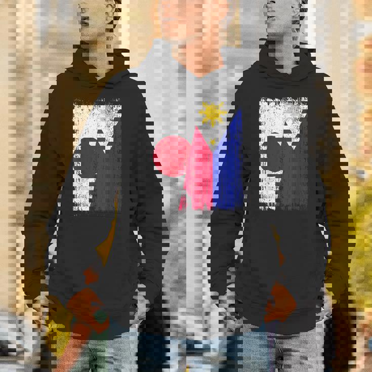 日本 フィリピン ハーフフラッグ 日本 フィリピン ジャージ パーカー