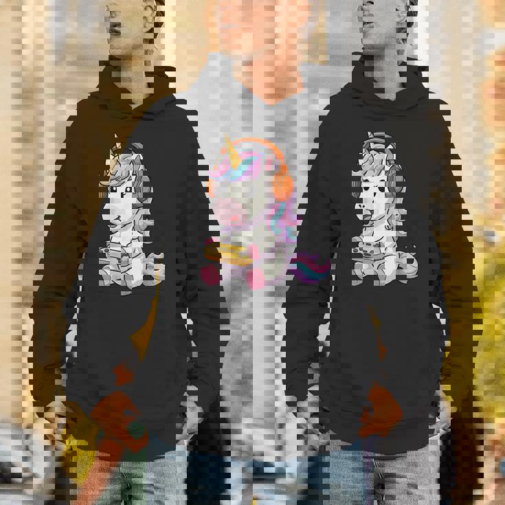 日本のユニコーン ゲーマー ヴィンテージ ゲーム レトロ ビデオゲーム パーカー