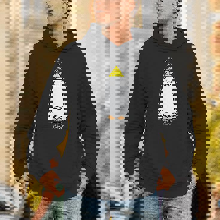 正座するメジェドさん パーカー