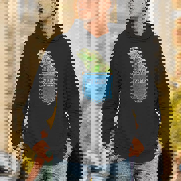 爬虫類 トカゲ ポケット ペット トカゲ イグアナ パーカー