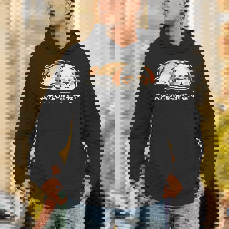 犬のために働いてます シーズー ゆるかわ犬イラスト パーカー