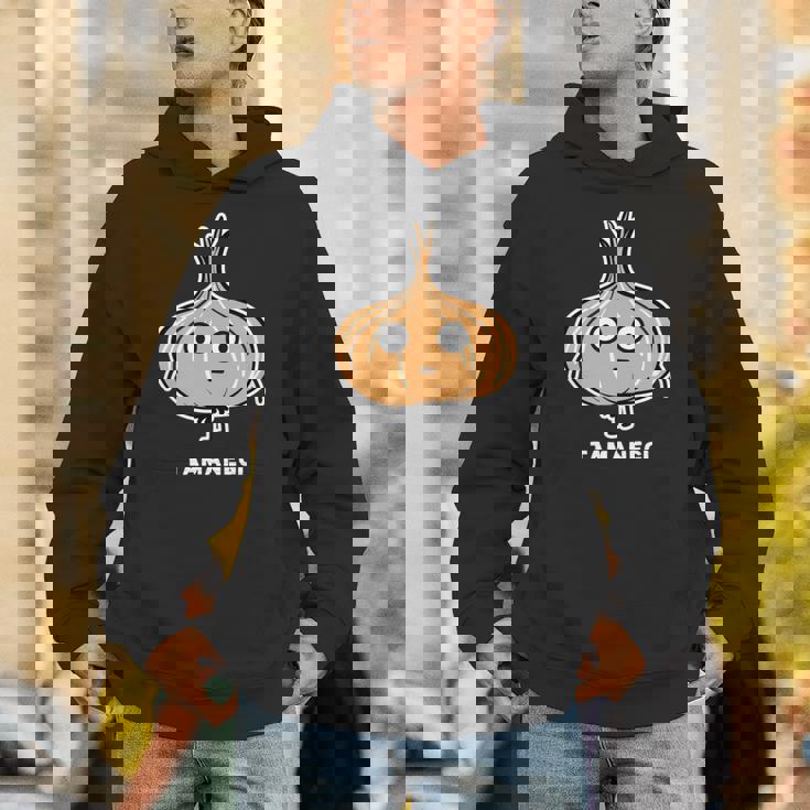 玉ねぎ 顔 イラスト かわいい おもしろ 面白い 簡単 シンプル ゆるい 野菜 長袖tシャツ パーカー