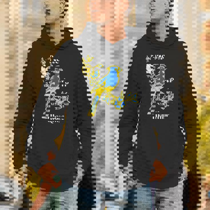 私はウクライナの旗と共に立つ ウクライナを支持する パーカー