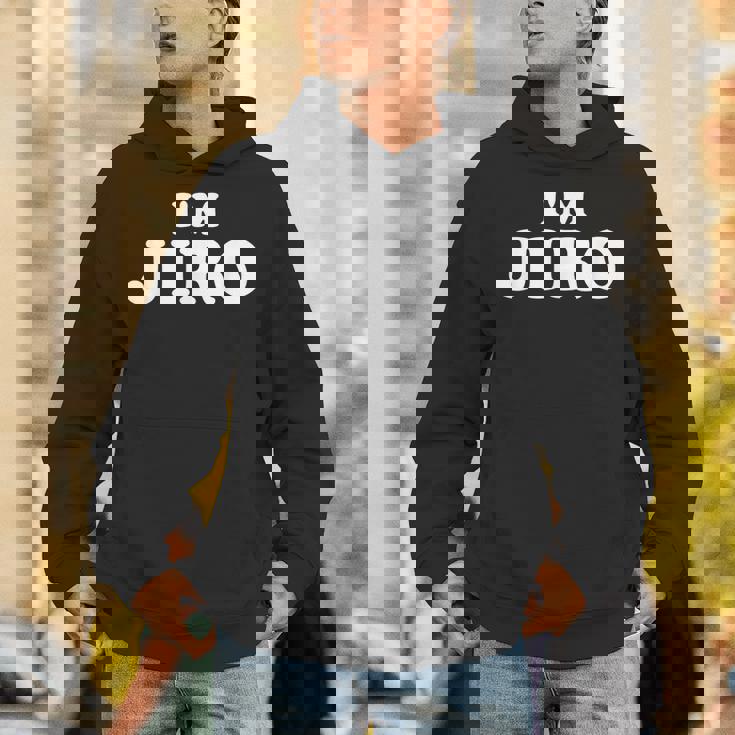 私は次郎、私の名前は次郎、私は次郎、パーソナライズ パーカー