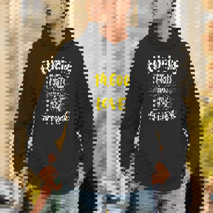 結婚40周年のお祝い 結婚40周年記念 長袖tシャツ パーカー