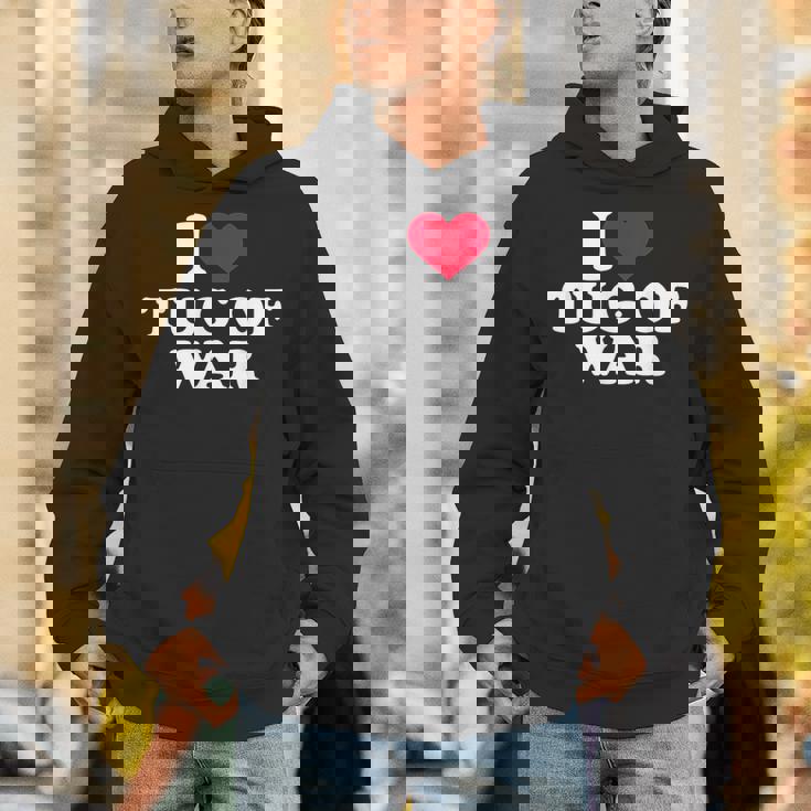 綱引き大好き パーカー