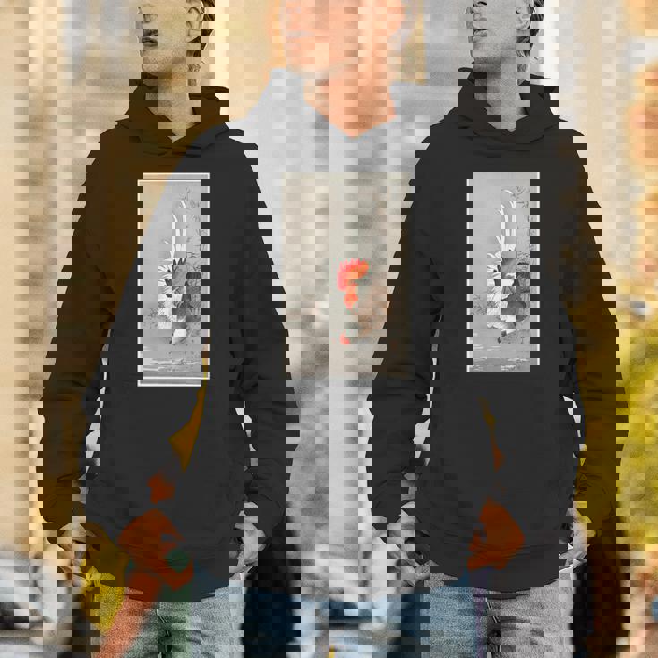 雄鶏と鶏 1900 大原興村 和農場生活 長袖tシャツ パーカー