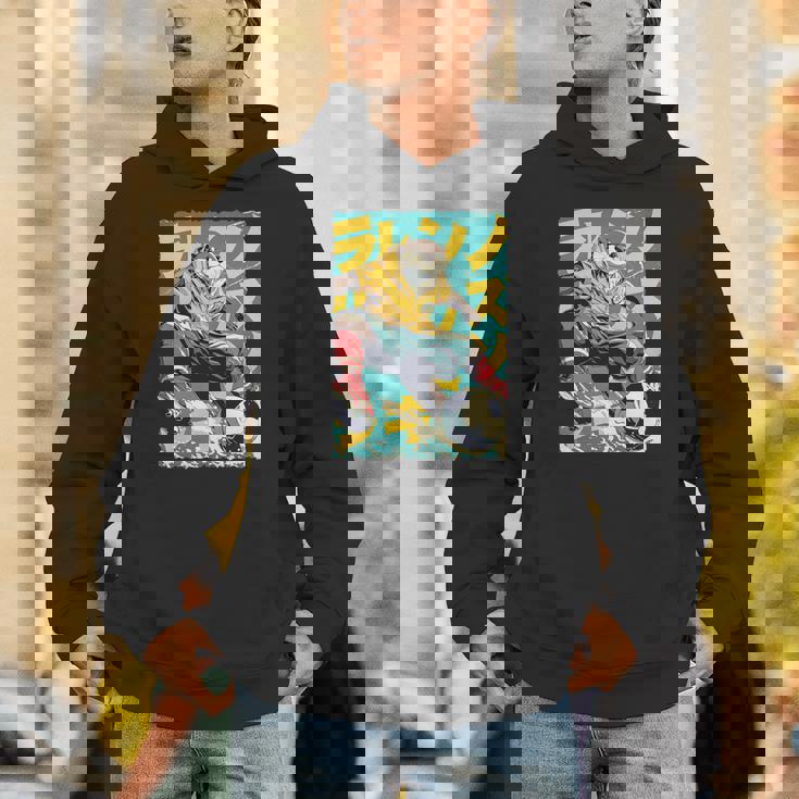 面白い 漫画 アニメ 日本美術 カワウソ サッカー 選手 キッズ 男性 長袖tシャツ パーカー