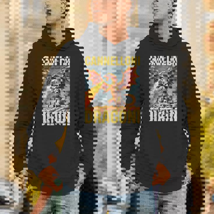 面白いai生成パスタドラゴン ブレイン カネローニ ドラゴニ パーカー