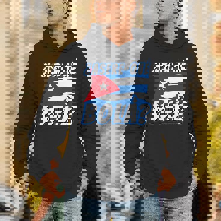 面白いキューバのハバナキューバの旗、アセレ・ケ・ボラ 長袖tシャツ パーカー