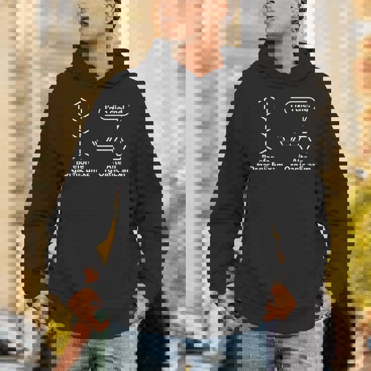 面白い駄洒落-有機化学試験後の前-私は奉仕する パーカー