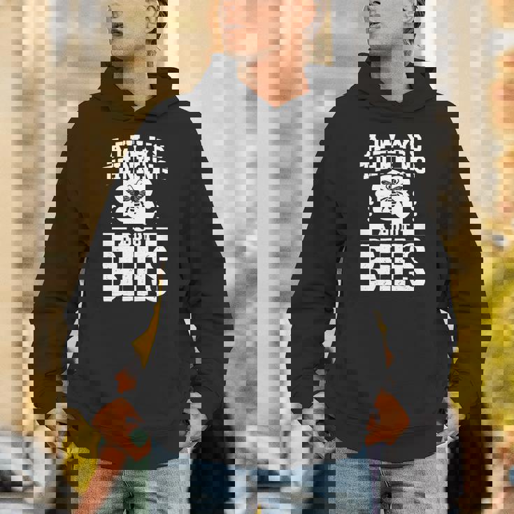 養蜂 養蜂服 メンズ 蜂を考える 長袖tシャツ パーカー