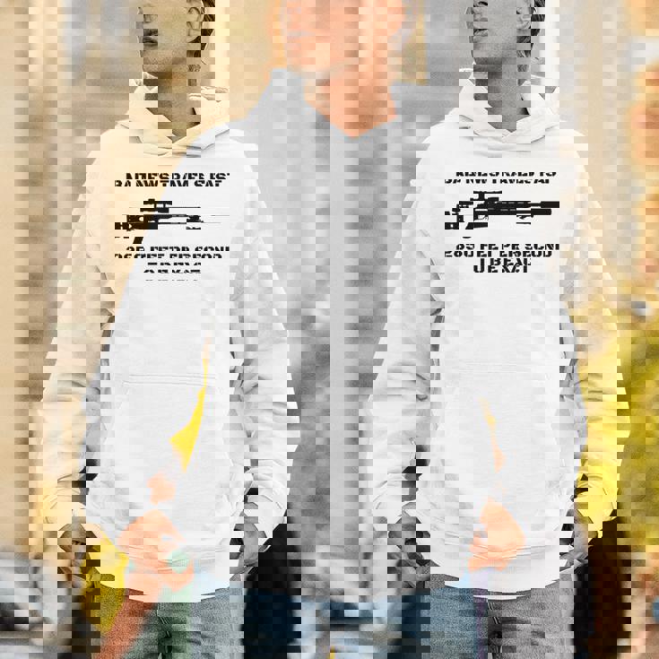 Bad News スナイパーライフル アーミー ジョーク ミリタリー ユーモア パーカー