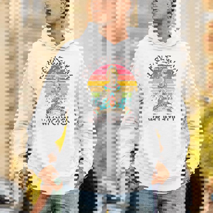 Eff Youee Kay Why Oh You レトロ サンセット タトゥーガール ヨガ パーカー