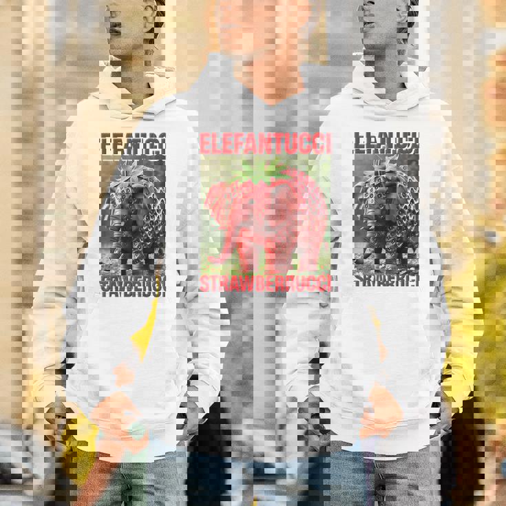 Brainrot Animal Gen Alpha Meme ストロベリーエレファント パーカー