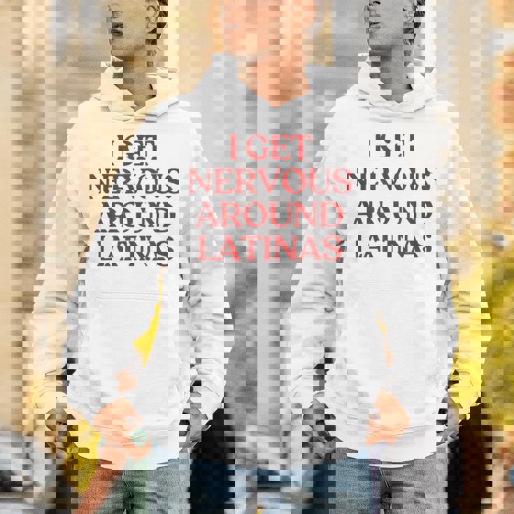 I Get Nervous Around Latinas Y2k Aesthetic Trendy パーカー