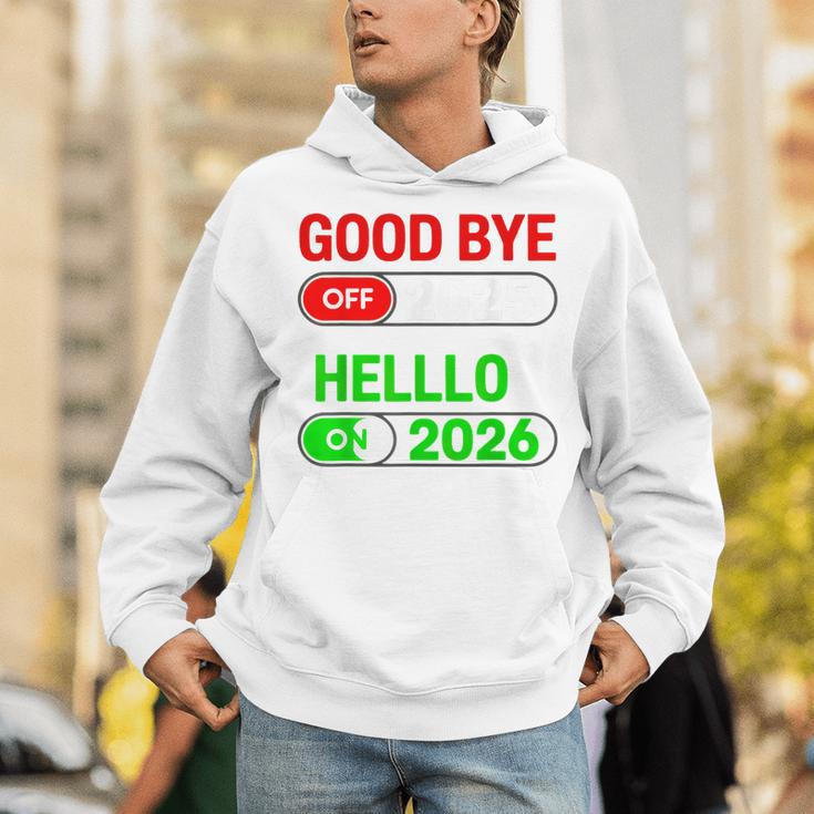 Goodbye 2025 Hello 2026 Happy New Year And Christmas Joy Hoodie ...
