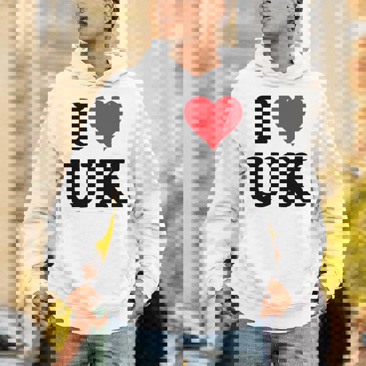 I Heart Uk Initials I Love UK First And Last Name U K 長袖tシャツ パーカー