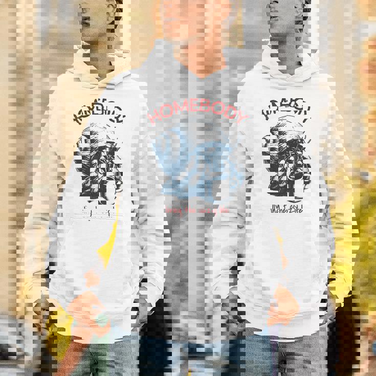 Homebody 居心地の良い生活 面白いヤドカリとコーヒー パーカー