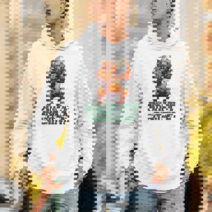 Kinda Fitorta Fat Gorilla ヘビーウェイトリフティング 面白いジム パーカー