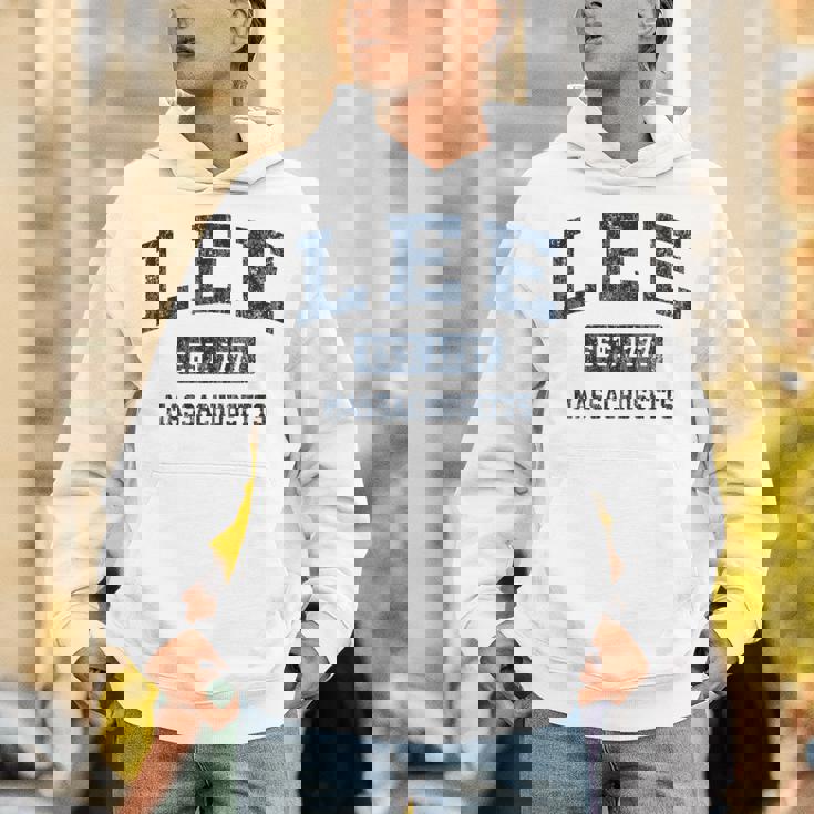 Lee Massachusetts Ma ビンテージスポーツデザイン ネイビー 長袖tシャツ パーカー