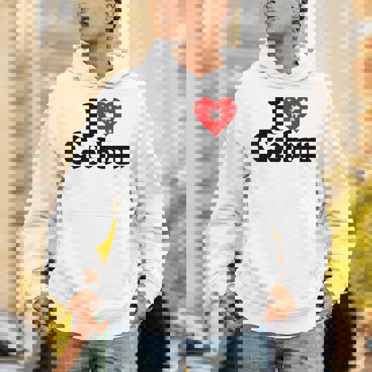 I Love Heart Cebu フィリピン諸島 パーカー