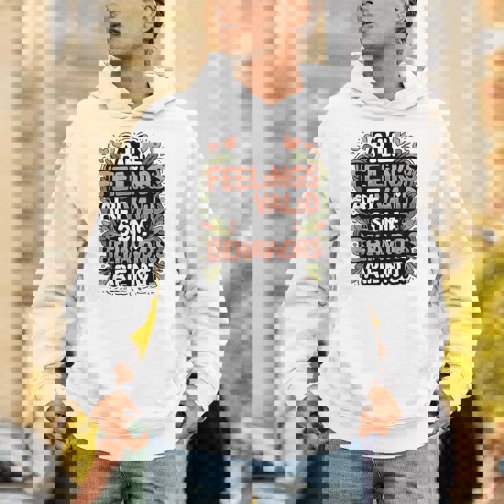 Mental Health Awareness All Feelings Are Valid Be Kind Unisex Hoodie