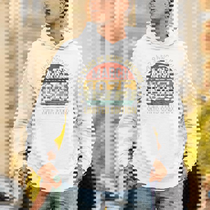 On Back 3月の誕生日 Est 1975年限定版 51St パーカー