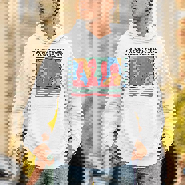 Talking Heads イエロー レトロ グラフィック パーカー