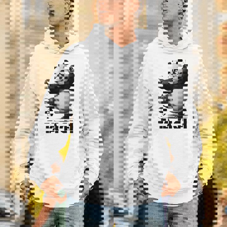 おもしろパンダ 動物 太極拳 格闘技 陰陽バランス パーカー