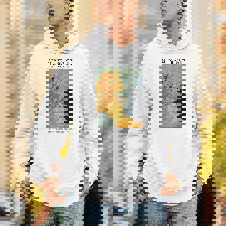 ひまわりと黒猫のヴィンテージアート 猫好き 猫飼い 猫 ネコ ねこくろねこ好き 面白い パーカー