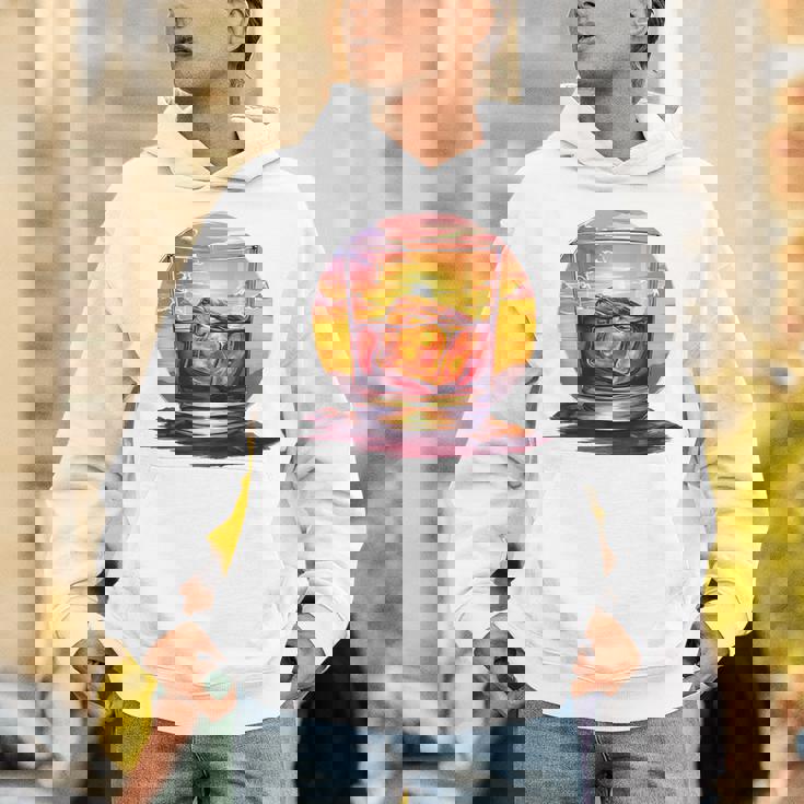 エレガントなウイスキーの夕日 パーカー