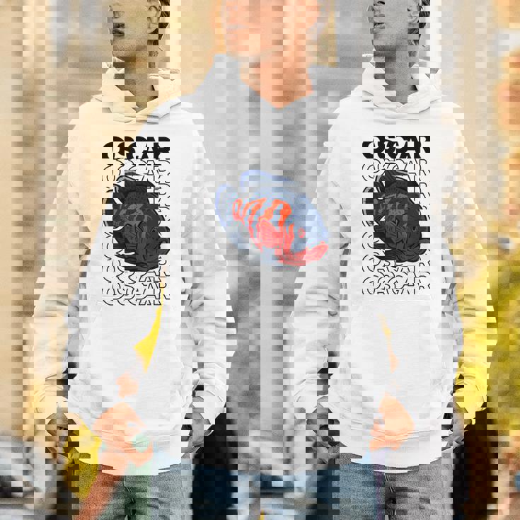 オスカーフィッシュ 80年代スタイル モンスターフィッシュキーパー 熱帯魚 パーカー