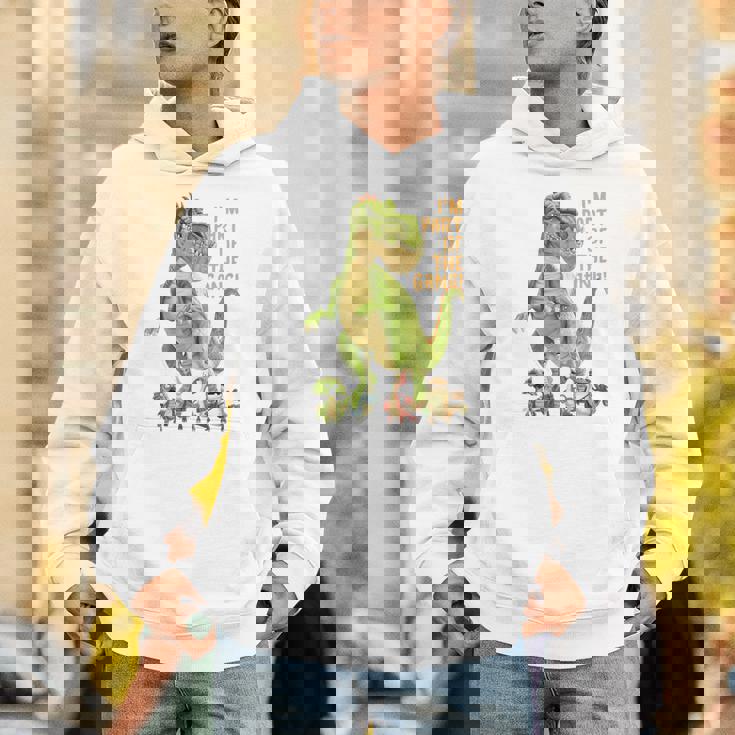 キッズ ギガントサウルス、最大の恐竜-カラフルで楽しいデザイン パーカー