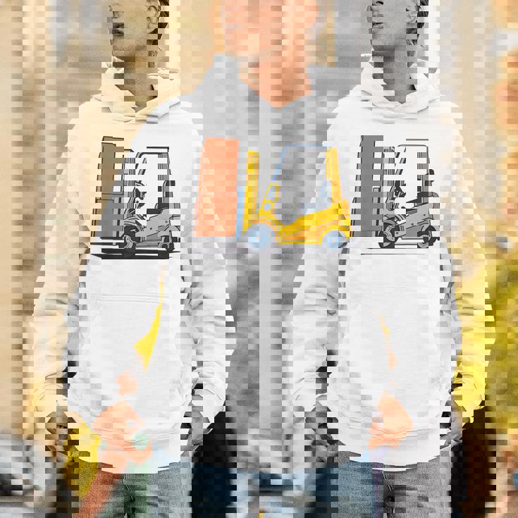 キッズ フォークリフト車両工事現場掘削機建設作業員 男の子 パーカー